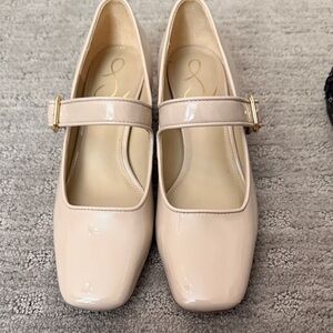 Elegant Sam Edelman Beige Mary Jane Shoes